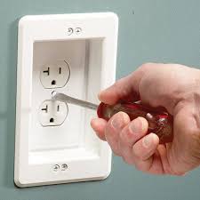 Replace worn sockets in light fixtures. Install A Wall Hugger Receptacle Home Diy Home Improvement Home Projects