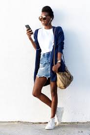 Jupe en jean délavé waterless. Les Tenues Tendance A Porter Avec La Jupe En Jean Shopalike Fr