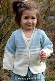 Knit baby jacket and hat set sizes: Abc Knitting Patterns Knit Children 30 Free Patterns