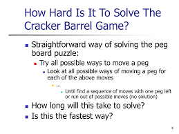 • play cracker barrel games™ in the comfort of your home, or wherever you're most comfortable, including: Ppt Pancakes Puzzles And Polynomials Cracking The Cracker Barrel Game Powerpoint Presentation Id 803719