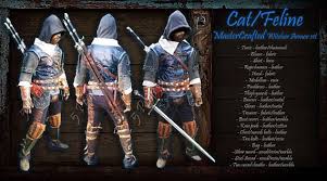 Mastercrafted Witcher Feline Inspired Cat Armor Geralt Costume Handmade Sword For Order Cosplay Dospehi Bronya