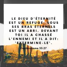 La Bible Verset Illustre Deuteronome 33 27 Deuteronome La Bible Image Biblique