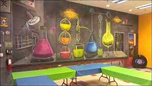 Science is all around us and can be seen through the simplest of things. 36 Science Murals Ideas Science Science Decor Science Room