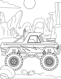 The monster jam is the main and largest of them. View 14 Monster Truck Coloring Pages For Kids Boys