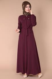 G M Z Tesettur Bolero Gorunumlu Pardesu Ferace Ah2105 Bordo Model Pakaian Pakaian Baju Muslim