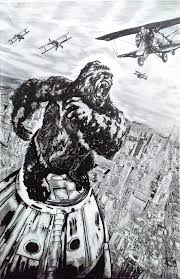 King Kong Drawing By Tarey Potter Check out inspiring examples of kingkong artwork on deviantart, and get inspired by our community of talented artists. king kong by tarey potter
