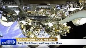 Anders als bei allen zeitgemäßen raketen ist bei der langer marsch 5b jedoch kein kontrollierter absturz. Chang E 5 Chinesischer Probensammler Ist Im Mondorbit Angekommen Golem De