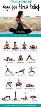 Yoga Poses For Stress Relief Free Yoga Pdf Easy Yoga Workouts Yoga For Stress Relief Yoga Poses
