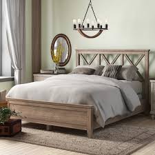 A piece like this is a great its distressed finish complements the curved corners on the head and footboard, creating a. Anne California King Low Profile Standard Bed Upholstered Storage Upholstered Panel Bed Bed Sizes
