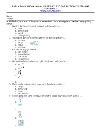 Check spelling or type a new query. Soal Ulangan Harian Kelas 5 Semester 2 Bab 9 Pesawat Sederhana
