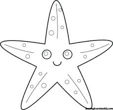 Starfish Coloring Page Star Coloring Pages Starfish Drawing Coloring Pages