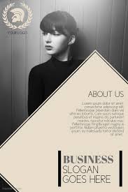 Black And White Fashion Magazine Cover Fashion Magazine Cover Business Template Black And White Fashion Poster Business Slogans Poster Template