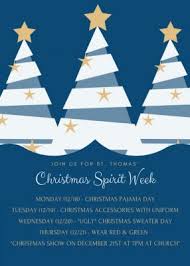 Founded in 2011 by leah nieman, international homeschool spirit week encourages homeschool kids and. Christmas Spirit Week St Thomas The Apostle School