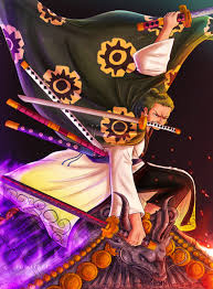One piece 921 kaido dragon form wano kuni colors. I Draw And Cry Zoro In Wano Print Available On My Storenvy