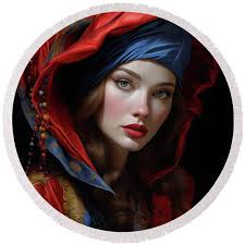 Portrait of Antonia Art Print by Jeff Stanford