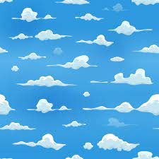 Download Seamless Clouds On Blue Sky Background Vector Art Choose From Over A Million Free Vectors Clipart Graphic Cartoon Clouds Sky Art Blue Sky Background