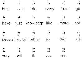 braille contractions louis braille online resource