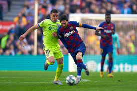 Fc barcelona vs getafe cf's head to head record shows that of the 26 meetings they've had, fc barcelona has won 20 times and getafe cf has won 2 times. Barcelona Vs Getafe La Liga Final Score 2 1 Barca Survive Big Test Win At Home Barca Blaugranes