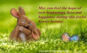 Now that we truly understand the meaning of easter, we should be not only be thankful and rejoice in what we have but also wish the same blessings to. Inspirational Easter Messages Happy Easter Wishes Happy Easter Messages Happy Easter Bunny