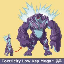 Toxtricity Low Key Mega Pokemon Pokemon Fusion Art Pokemon Species Pokemon