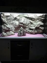 Tabalkon Aqua Akvaryum Fonlari Akvaryum Arkaplanlari Tank Dekorasyon Aquarium Background Aquarium Vijver