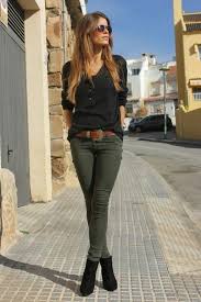 49 Casual Winter Outfits 2020 29 Homifi Com In 2020 Olive Jeans Khaki Dress Cool Outfits