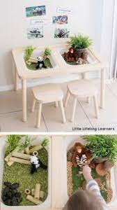 Flisat For Ikea Children Children Sensor Table Flisat For Ikea Children Kleinkinder Sensortisch Bettzeic In 2020 Sensory Table Playroom Decor Ikea