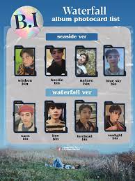 1st full album 'waterfall' track list. Disty On Twitter Hanbin Photocard Waterfall Album List Full Ver Updated 8 8