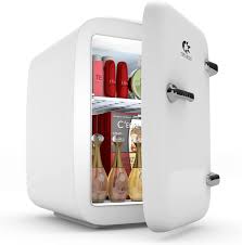 Mini fridges are small but powerful. Amazon Com Edelweiss Skincare Fridge Mini Fridge For Bedroom Makeup Refrigerator Tiny Cosmetic Beauty Fridge Desk Fridge For Office Small Breastmilk Fridge Portable Design With Handle 4 Liter 6 Can Clothing Shoes