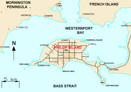 Map Of Phillip Island Victoria Phillips Island Island Australia Map