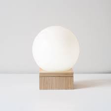 Modern Orb Table Lamp Glass Sphere Accent Light Lamp Modern Glass Led Light Design