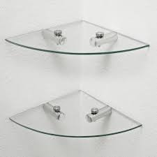 You can install corner bathroom shelves in your shower or in any bathroom nook. Wilko Glass Corner Shelves 2pk Wilko