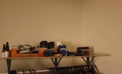 Marder used two of these ikea clothes racks, which sit underneath a long, wooden mounted shelf held up by a few of their white ekby brackets. Mulig Clothes Bar 3d Models Stlfinder