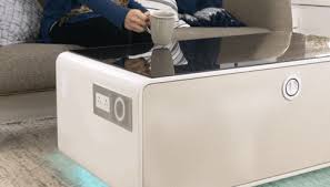 Priced at $7,000, the wooden coffee table features a windows 8 computer with a 32″ touch screen that allows owners to enjoy the relaxing environs of their living room whilst watching videos, interacting with maps or playing games. You Need This Crazy High Tech Coffee Table In Your Life
