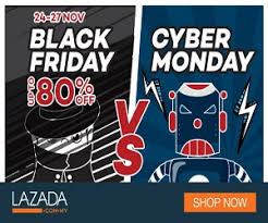 Black friday is fast approaching, and you won't want to miss out on the best deals. Lazada My Black Friday Cyber Monday Sale