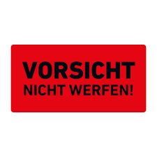 Maybe you would like to learn more about one of these? Versandaufkleber Hinweisetiketten 034 Vorsicht Nicht Belasten 034 Etiketten Warnung