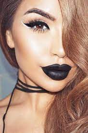 How To Wear Black Lipstick And Not Look Like A Goth Black Lipstick Makeup Black Lips Makeup Best Black Lipstick