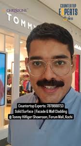 #SolidSurface #CountertopExperts #Christone @tommyhilfiger #Kochi  #Commercial #Facade #MallInteriors