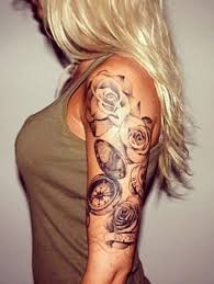 These pictures of half sleeve tattoos can also be voted on, so that the most popular. Women Half Sleeve Tattoo Designs Girls With Sleeve Tattoos Half Arm Sleeve Tattoo Arm Sleeve Tattoos