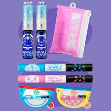 doraemon x avance 眼妝品牌avance 出左多啦a夢系列 有多啦a夢睫毛精華液 多啦a夢藍色睫毛液及多啦美粉紅色睫毛液 每款都附送百寶袋 可以將睫毛液放落去 好可愛 doraemon avance 日本 化妝品 藥妝 japan