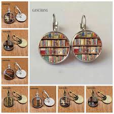 Maybe you would like to learn more about one of these? New Retro Books Photo Earrings Books Lovers Earrings Jewelry Librarians Gifts Writers Students Teacher Books Nerd Gifts Stud Earrings Aliexpress