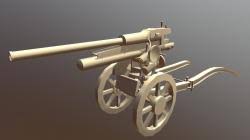 1935 was an italian artillery piece that saw service during world war ii. Cannone 3d Models Stlfinder