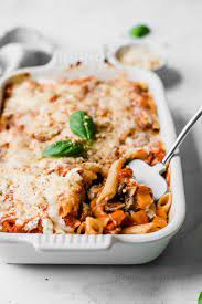 Easy Vegetarian Baked Ziti Recipe Jar Of Lemons Recipe Baked Ziti Recipe Ziti Recipes Vegetarian Recipes