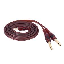 Free delivery and returns on ebay plus items for plus members. 1 5m 5ft Stereo Audio Cable Cord Wire 3 5mm 1 8 Male To Dual 6 35mm 1 4 Ts Male Plug For Computer Mixer Mixing Console Walmart Com Walmart Com