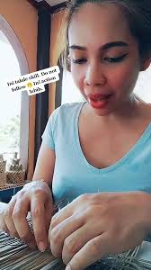 iban girl learning iban thing #borneo #fypsarawak #fypmalaysia  #handicraftsmaking #kampungsijiram #communitywork #menganyam