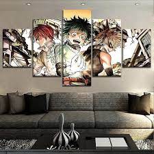 Check spelling or type a new query. My Boku No Hero Academia Inspired Izuku Ua High Quirk 5 Piece Anime Manga Canvas Home Decor Wall Art 5 Pa Customized Canvas Art Anime Decor Home Decor Wall Art