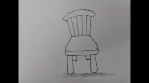 رسم رسم كرسي بالرصاص خطوة بخطوة بسهولة Youtube