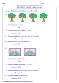 The only way to master a skill is through repetition. Multiplication Models Worksheets