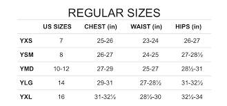 size chart the matador