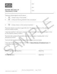 Refusal Of Hospital Treatment Form Fill Online Printable Fillable Blank Pdffiller